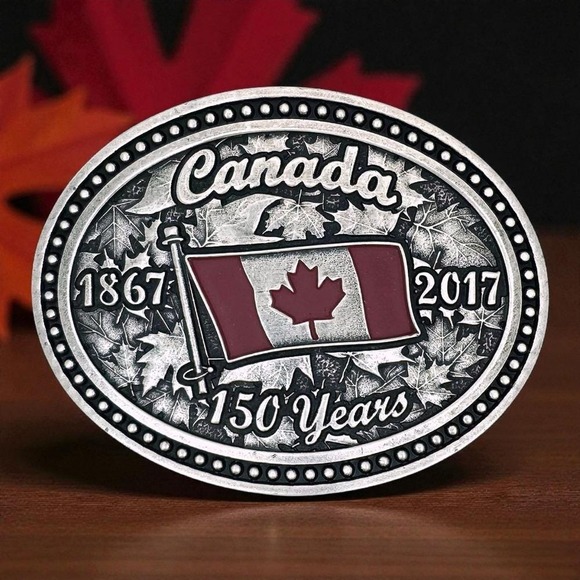 Montana Silversmiths Other - Montana Silversmiths Canada‎ Canadian Pride Commemoratice Belt Buckle NIB NEW